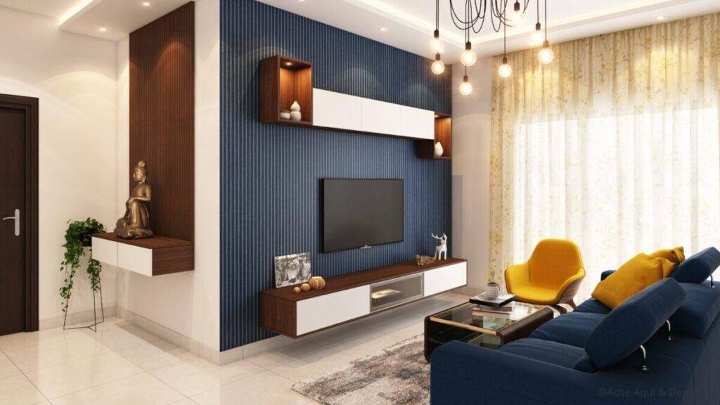 mitos na decoração com paredes escuras